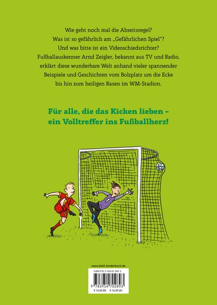 Produktbild: Arnd Zeiglers wunderbares Fu&szlig;ballbuch