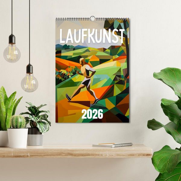 Produktbild: Laufkunst. (Wandkalender 2026 DIN A3 hoch), CALVENDO Monatskalender