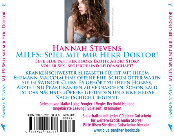 Produktbild: MILFS: Spiel mit mir Herr Doktor! Erotische Geschichte | Erotik Audio Story | Erotisches H&ouml;rbuch Audio-CD
