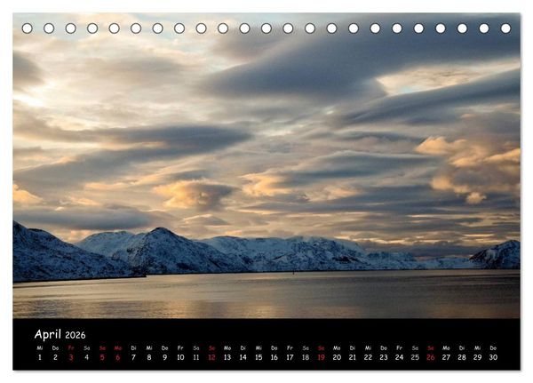 Produktbild: Norwegen (Tischkalender 2026 DIN A5 quer), CALVENDO Monatskalender