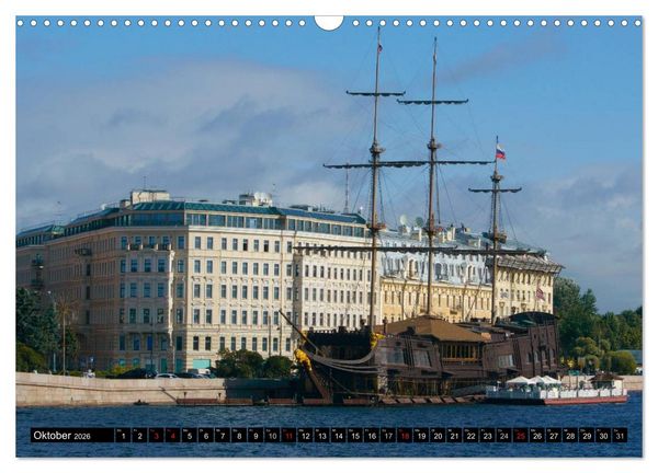 Produktbild: Flussfahrt Moskau - St. Petersburg (Wandkalender 2026 DIN A3 quer), CALVENDO Monatskalender