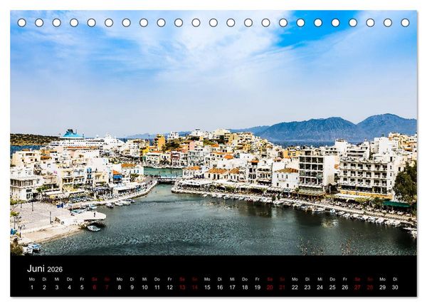 Produktbild: Reiseziele in Griechenland (Tischkalender 2026 DIN A5 quer), CALVENDO Monatskalender