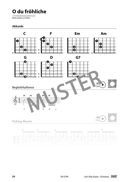 Produktbild: Let's Play Guitar Christmas