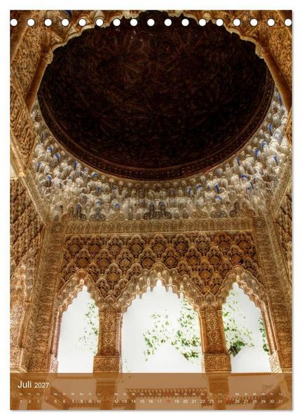 Produktbild: Die Alhambra (Tischkalender 2027 DIN A5 hoch), CALVENDO Monatskalender