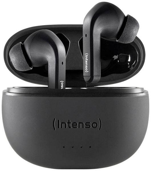 Produktbild: Intenso T300A In Ear Headset Bluetooth&reg; Stereo Schwarz Noise Cancelling Batterieladeanzeige, Headset, Ladecase, Touch-Steuerung