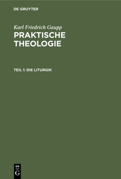 Produktbild: Die Liturgik