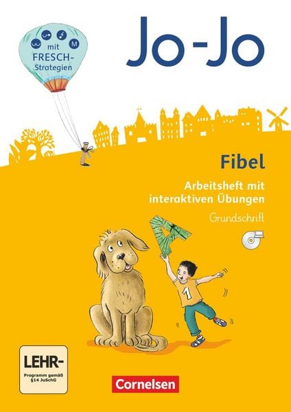 Produktbild: Jo-Jo Fibel 1. Schuljahr - Allgemeine Ausgabe 2016. Arbeitsheft mit interaktiven &Uuml;bungen - In Grundschrift mit Einlegern
