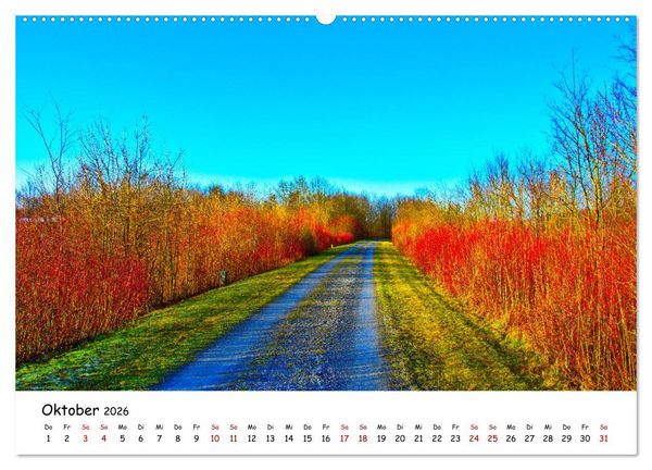 Produktbild: Hohenlohe - Zwischen Stadt und Land (Wandkalender 2026 DIN A2 quer), CALVENDO Monatskalender