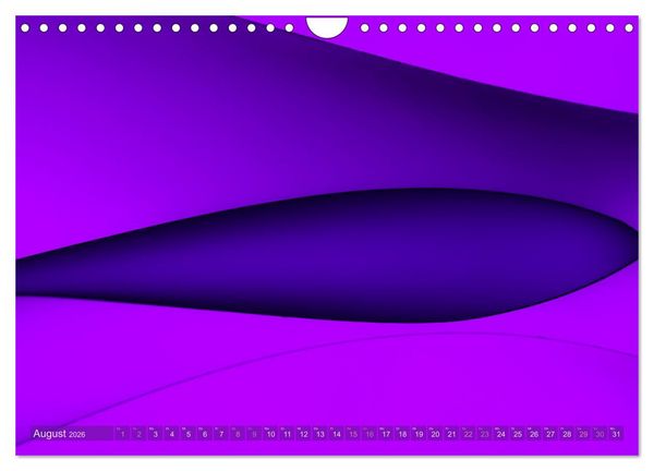Produktbild: Formen und Farben - Abstrakte Makrofotografie (Wandkalender 2026 DIN A4 quer), CALVENDO Monatskalender