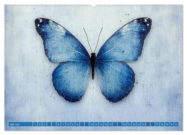 Produktbild: Blauer Zauberflug (Wandkalender 2026 DIN A2 quer), CALVENDO Monatskalender
