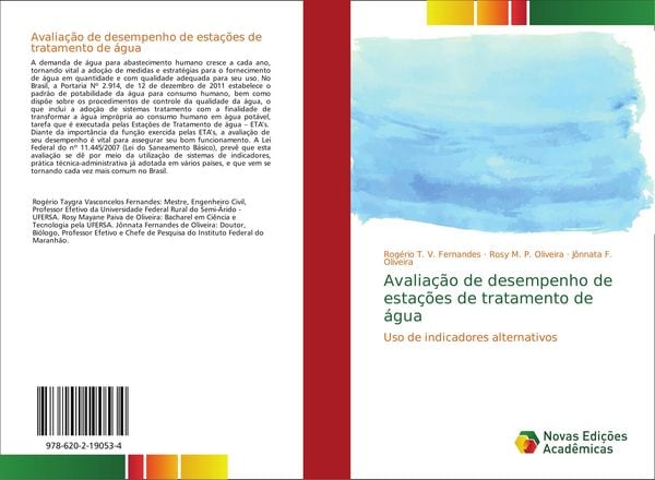 Produktbild: Avalia&ccedil;&atilde;o de desempenho de esta&ccedil;&otilde;es de tratamento de &aacute;gua