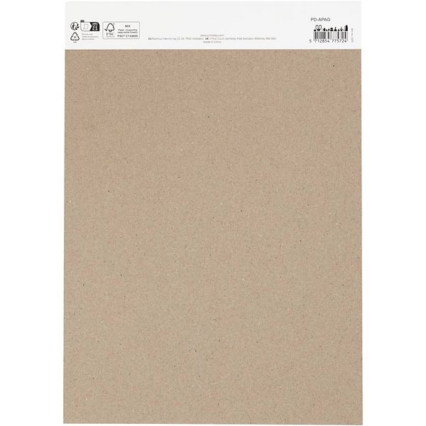Produktbild: Creativ Company Aquarellpapier, A4, Blatt 210x297 mm, 230 g, Schwarz, 15 Blatt