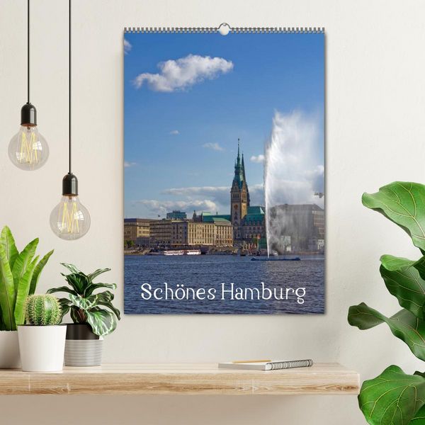 Produktbild: Sch&ouml;nes Hamburg (Wandkalender 2026 DIN A2 hoch), CALVENDO Monatskalender