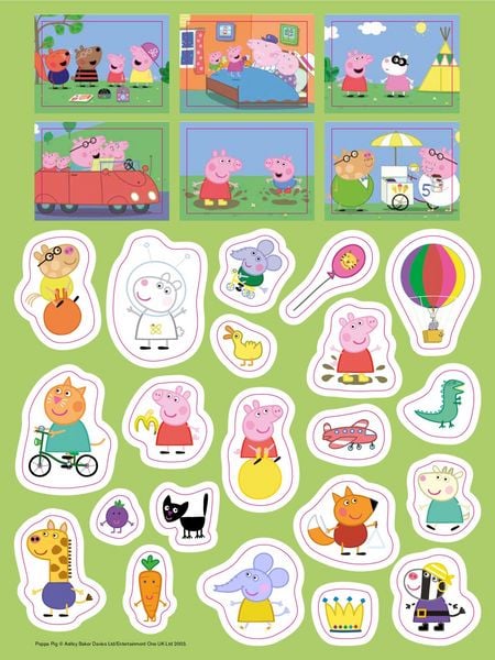 Produktbild: Peppa Pig Spa&szlig;-Set I Basteln - R&auml;tseln - Stickern