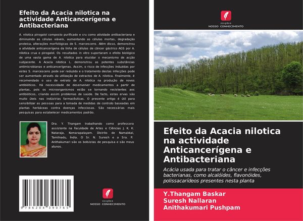 Produktbild: Efeito da Acacia nilotica na actividade Anticancer&iacute;gena e Antibacteriana