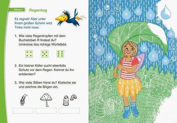 Produktbild: Leserabe Rätselspaß - Zauber-Malrätsel zum Lesenlernen: Feen (Vor-Lesestufe)