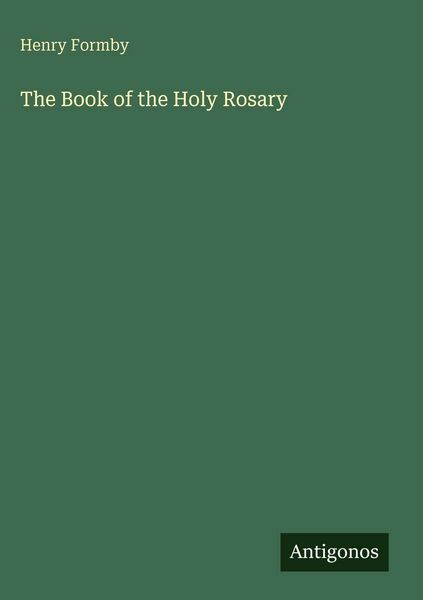 Produktbild: The Book of the Holy Rosary