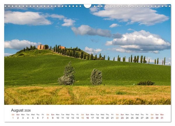 Produktbild: Tuscany A color palette (Wall Calendar 2026 DIN A3 landscape), CALVENDO 12 Month Wall Calendar