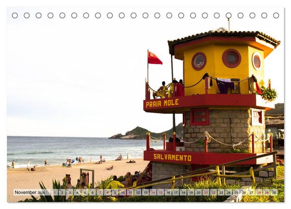 Produktbild: Brasilien - Von Rio nach Florian&oacute;polis (Tischkalender 2026 DIN A5 quer), CALVENDO Monatskalender