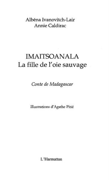 Produktbild: Imaitsoanala la fille de l'oiesauvage