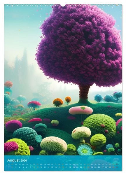 Produktbild: Nature's Stitches (Wall Calendar 2026 DIN A2 portrait), CALVENDO 12 Month Wall Calendar