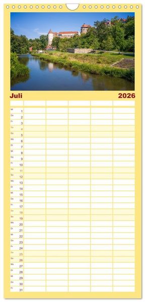 Produktbild: Familienplaner 2026 - Bautzen - Sorbisches Zentrum in der Oberlausitz mit 5 Spalten (Wandkalender, 21 x 45 cm) CALVENDO