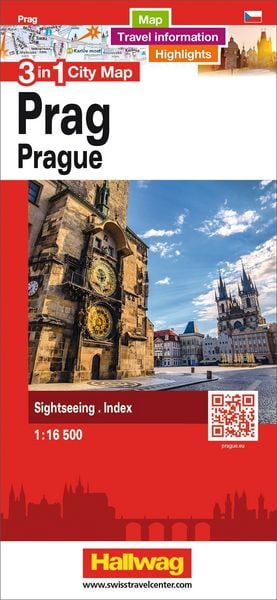 Produktbild: Hallwag Stadtplan Prag