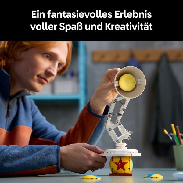 Produktbild: LEGO Ideas Disney Pixar Luxo Jr. Modellbau f&uuml;r Erwachsene 21357