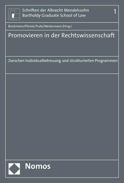 Produktbild: Promovieren in der Rechtswissenschaft