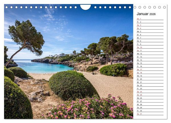 Produktbild: Mallorca - Str&auml;nde im S&uuml;dosten (Wandkalender 2026 DIN A4 quer), CALVENDO Monatskalender