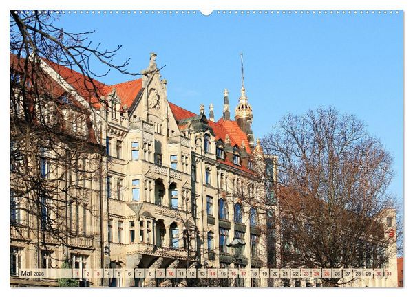 Produktbild: Buntes Leipzig (hochwertiger Premium Wandkalender 2026 DIN A2 quer), Kunstdruck in Hochglanz