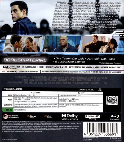 Produktbild: The Amateur - Der Amateur (4K Ultra HD) (+ Blu-ray)