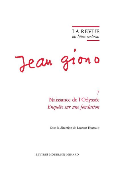 Produktbild: La Revue des Lettres Modernes; Jean Giono N.7; Naissance de l