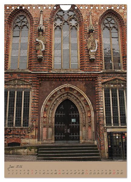 Produktbild: Sch&ouml;ne alte Hansestadt Bremen (Wandkalender 2026 DIN A4 hoch), CALVENDO Monatskalender