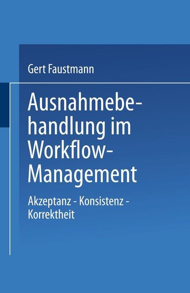Produktbild: Ausnahmebehandlung im Workflow-Management