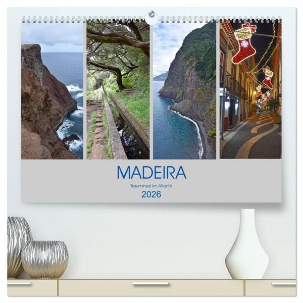 Produktbild: MADEIRA, Trauminsel im Atlantik (hochwertiger Premium Wandkalender 2026 DIN A2 quer), Kunstdruck in Hochglanz