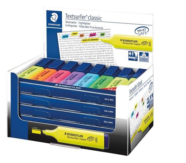 Produktbild: STAEDTLER Textmarker Textsurfer&reg; classic 364 8er Set