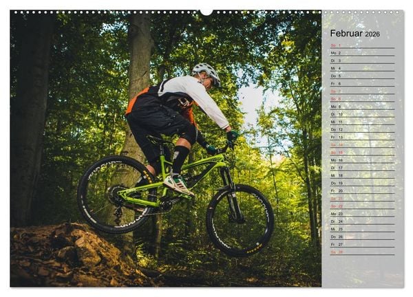 Produktbild: Mountainbike Action (Wandkalender 2026 DIN A2 quer), CALVENDO Monatskalender