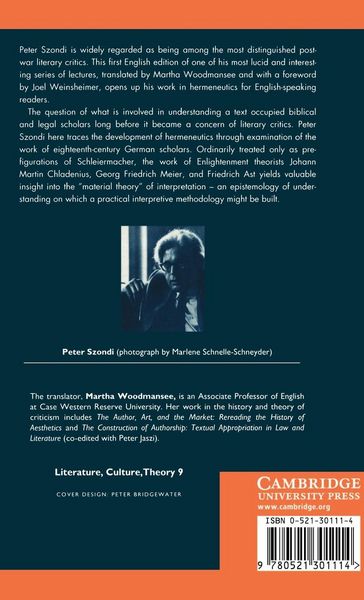 Produktbild: Introduction to Literary Hermeneutics