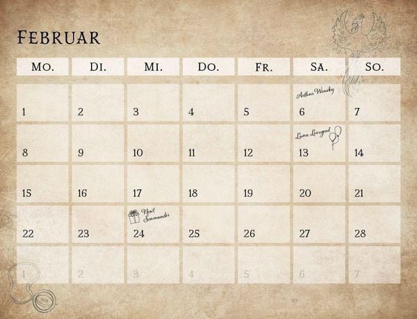 Produktbild: Der inoffizielle K&uuml;chenkalender f&uuml;r Harry Potter Fans 2027