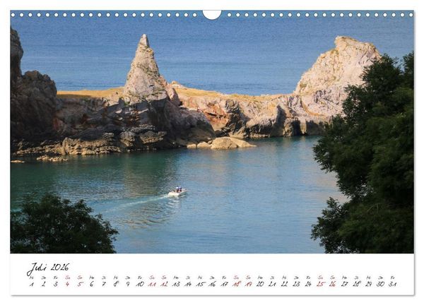 Produktbild: Reizvolles S&uuml;dengland Devon und Cornwall (Wandkalender 2026 DIN A3 quer), CALVENDO Monatskalender