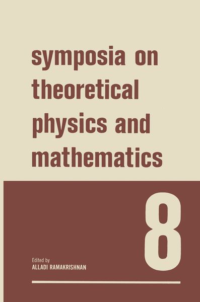 Produktbild: Symposia on Theoretical Physics and Mathematics 8