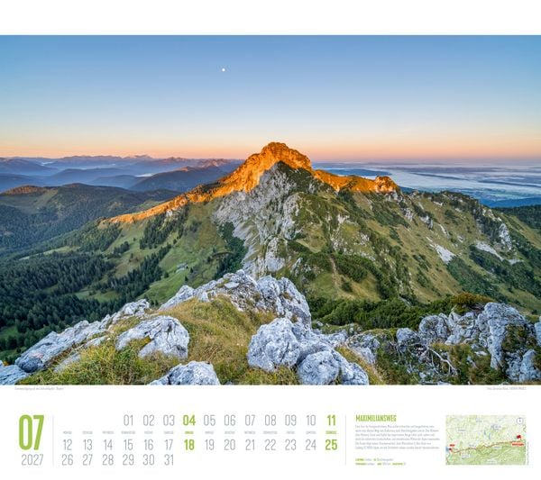 Produktbild: Deutschland Wanderland Kalender 2027 | Die sch&ouml;nsten Wanderwege