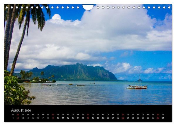 Produktbild: Paradiese der Erde - HAWAII (Wandkalender 2026 DIN A4 quer), CALVENDO Monatskalender