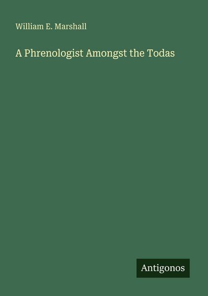 Produktbild: A Phrenologist Amongst the Todas
