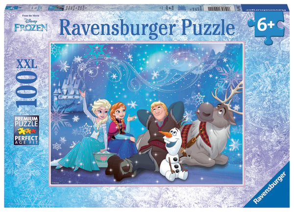 Produktbild: Puzzle Ravensburger Frozen - Eiszauber 100 Teile XXL