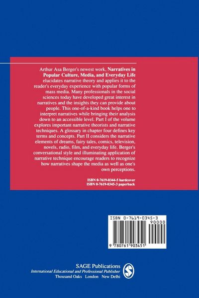 Produktbild: Narratives in Popular Culture, Media, and Everyday Life