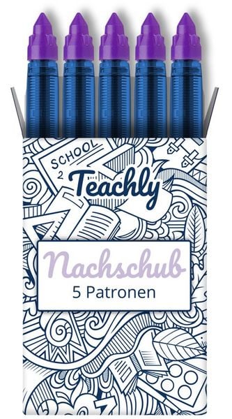 Produktbild: Teachly Nachschub Patrone 5er Set, Lila
