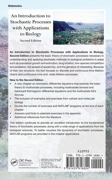 Produktbild: An Introduction to Stochastic Processes with Applications to Biology