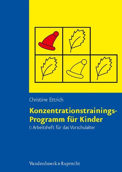 Produktbild: Konzentrationstrainings-Programm f&uuml;r Kinder. Arbeitsheft I: Vorschulalter